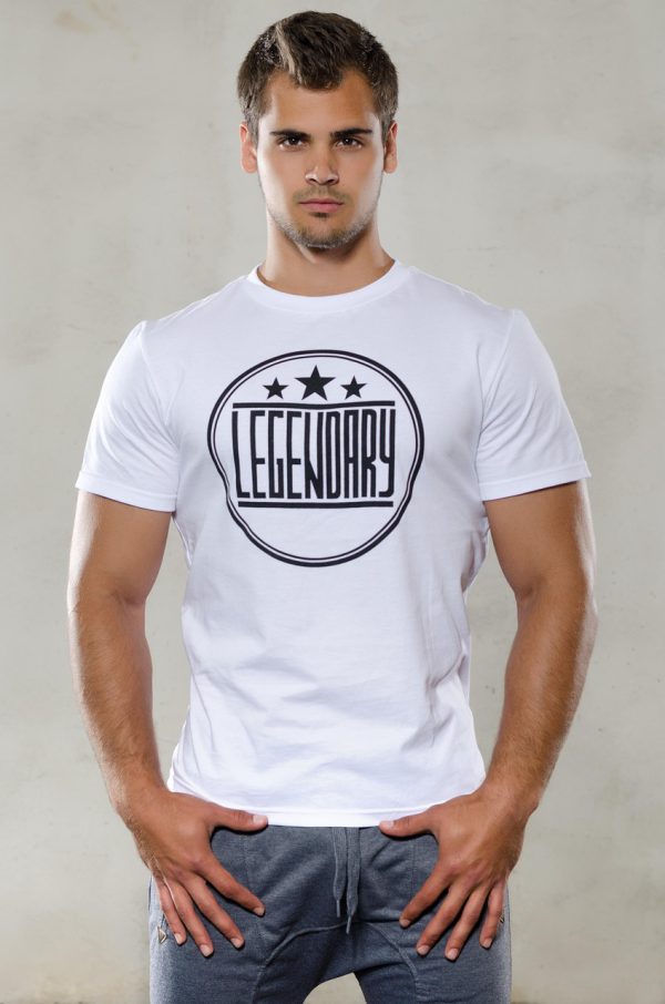 Representative photo for Men's T-Shirt Jersey 100% Cotton Slim Fit Short Sleeve Print White with Apache (actual product photo pending)