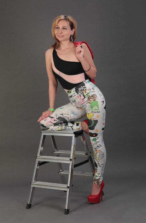 Representative photo for Girls' Leggings Multicolour 2 Cotton (actual product photo pending)