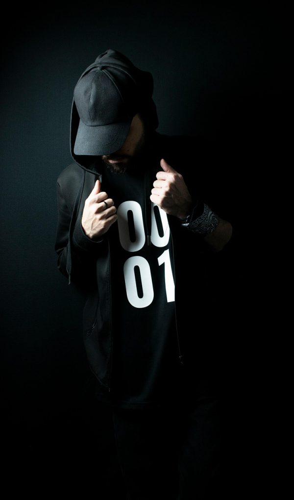 Representative photo for Men's Hoodie Zipper Raglan Hooded Jacket Sweat Jacket Black Chopper (actual product photo pending)